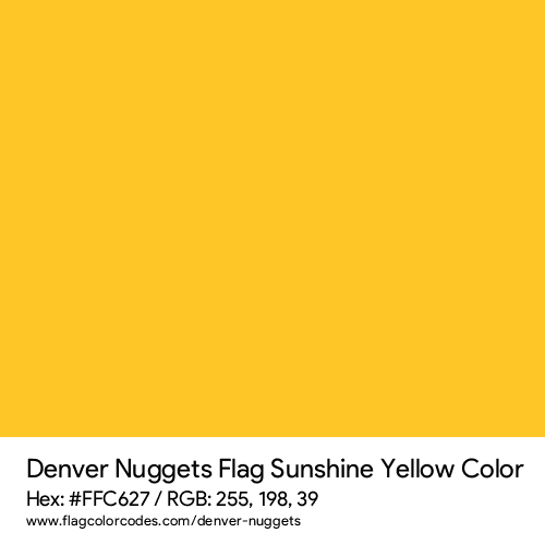 Sunshine Yellow - FFC627