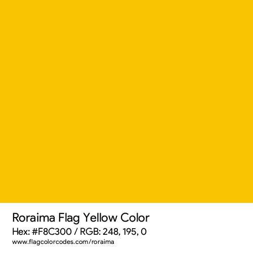 Yellow - F8C300