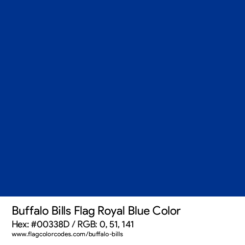 Royal Blue - 00338D
