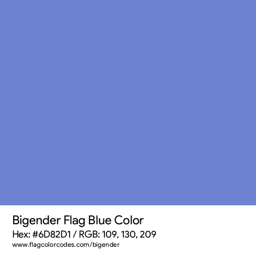 Blue - 6D82D1