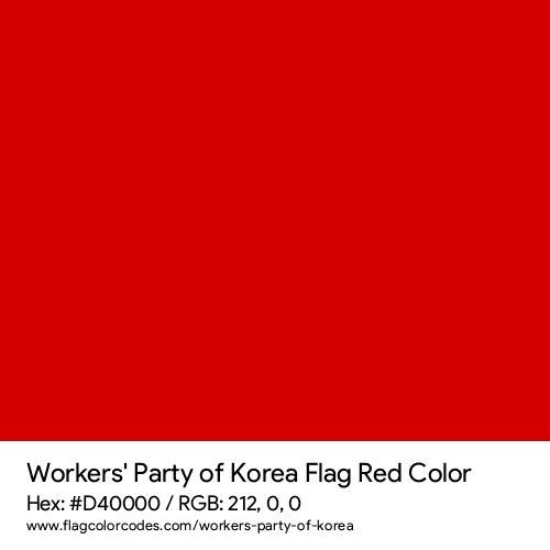 Red - D40000