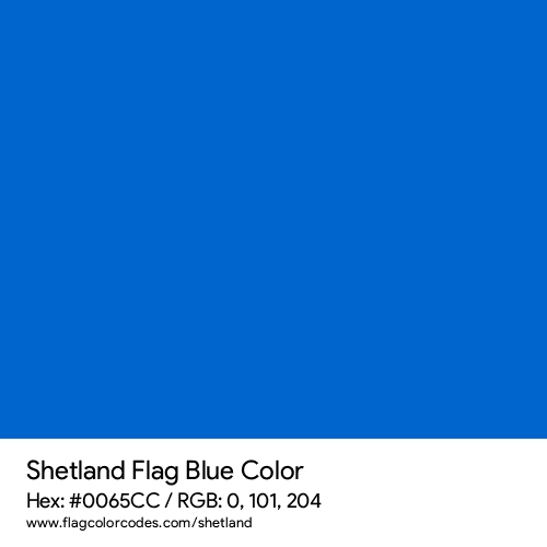 Blue - 0065CC