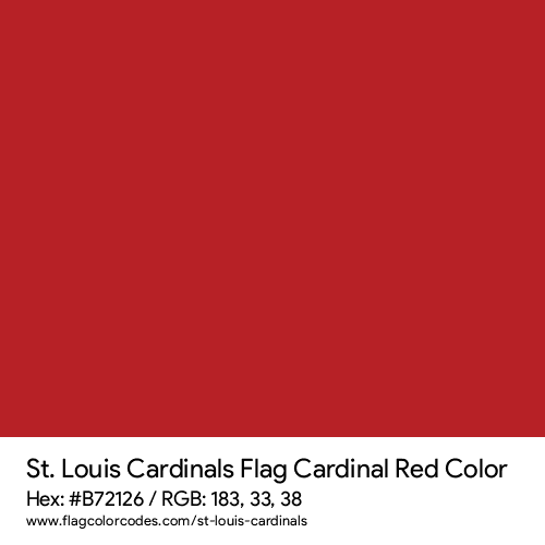 Cardinal Red - B72126