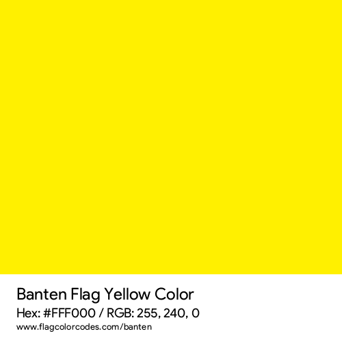 Yellow - FFF000