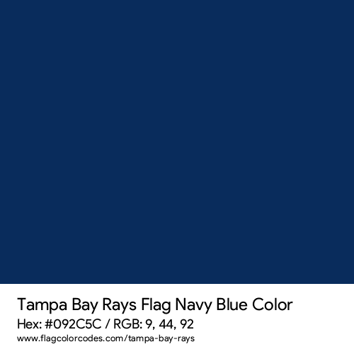 Navy Blue - 092C5C