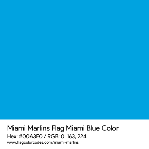 Miami Blue - 00A3E0