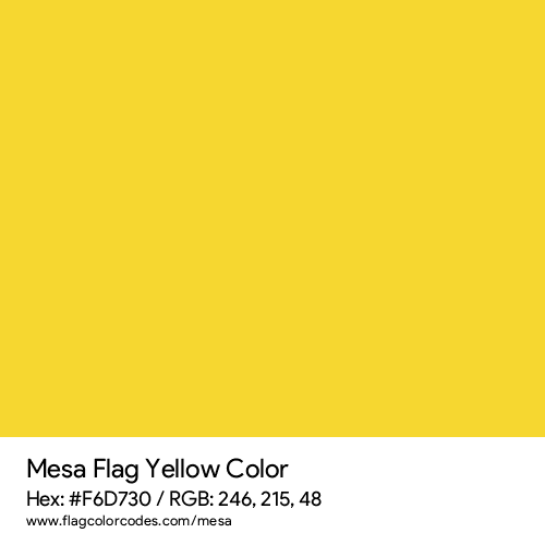 Yellow - F6D730
