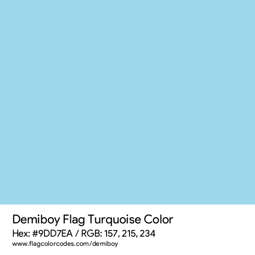 Turquoise - 9DD7EA