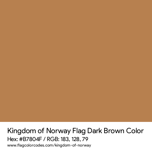 Dark Brown - b7804f
