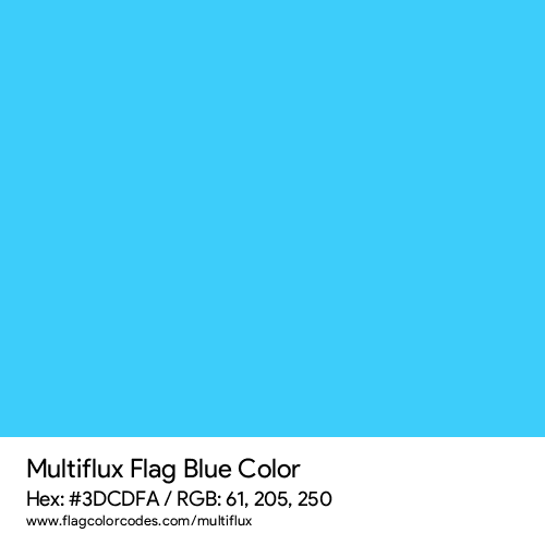 Blue - 3DCDFA