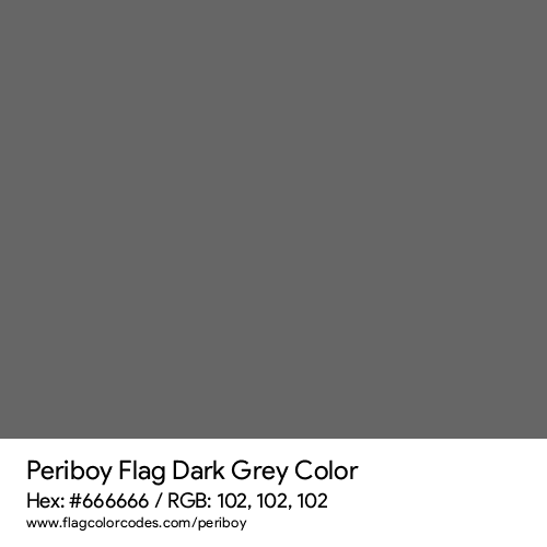 Dark Grey - 666666