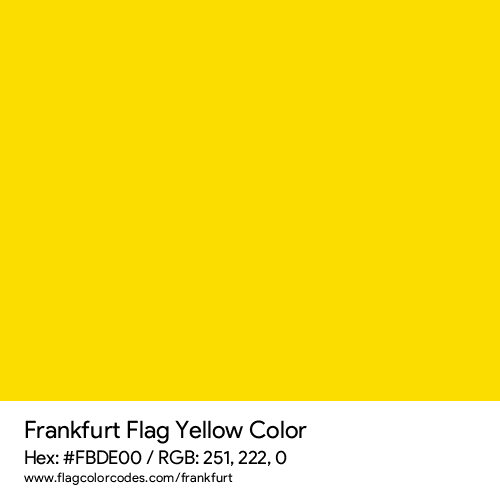 Yellow - FBDE00