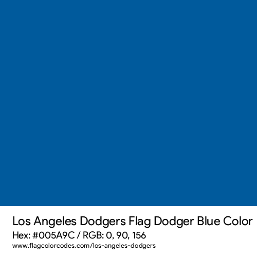 Dodger Blue - 005A9C