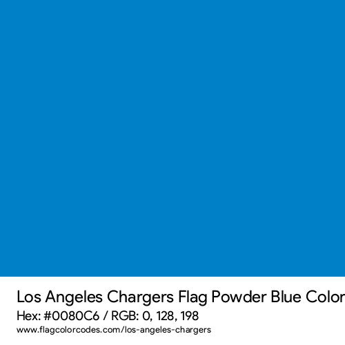 Powder Blue - 0080C6