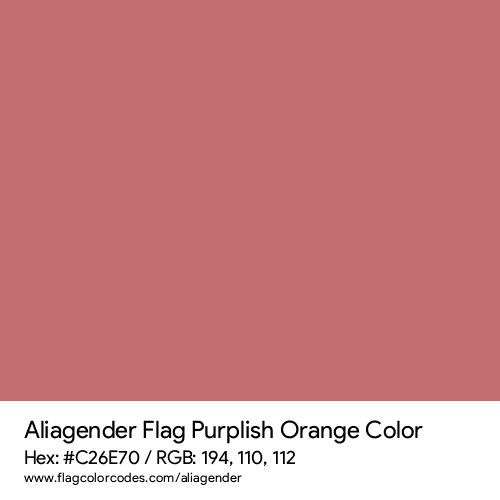 Purplish Orange - C26E70