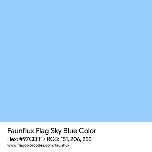 Sky Blue - 97CEFF