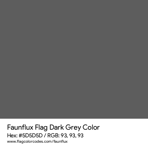Dark Grey - 5D5D5D
