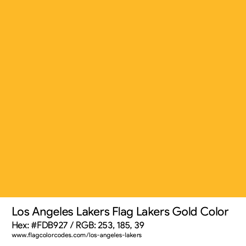 lakers yellow color