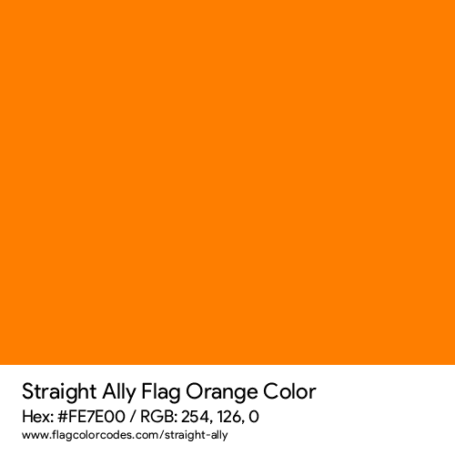Orange - FE7E00