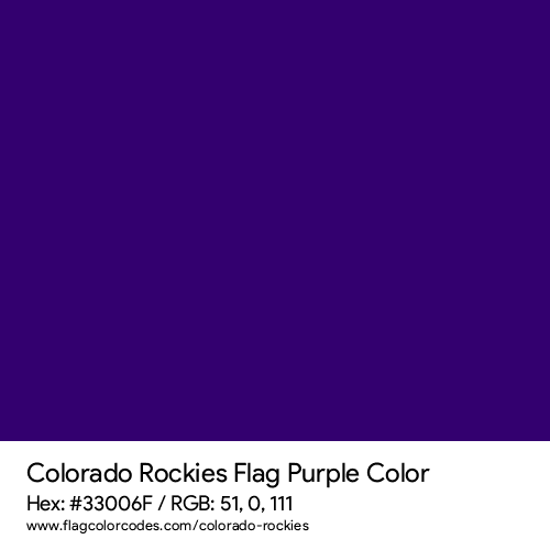 purple colorado rockies colors