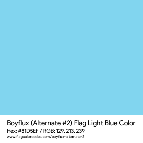 Light Blue - 81D5EF