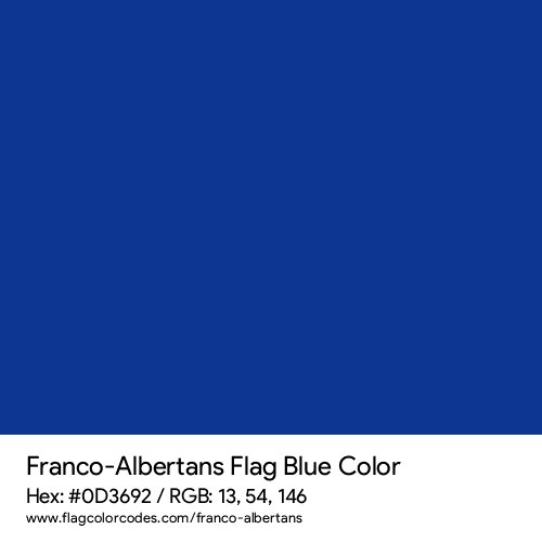Blue - 0D3692