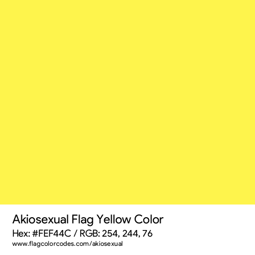 Yellow - FEF44C