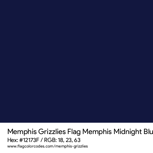 Memphis Midnight Blue - 12173F