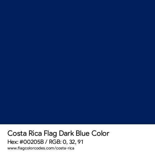 Dark Blue - 00205B
