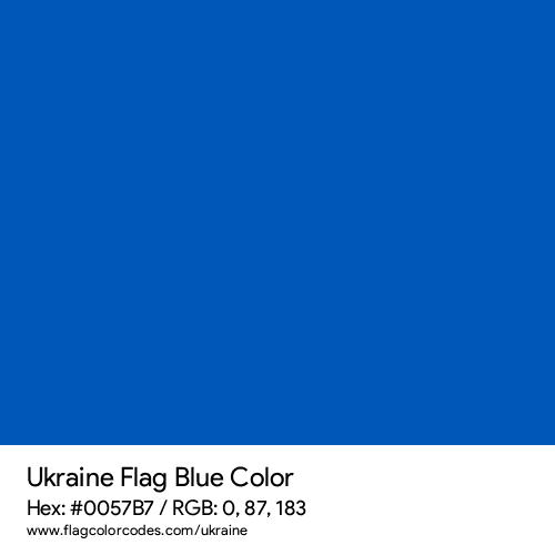 Blue - 0057B7