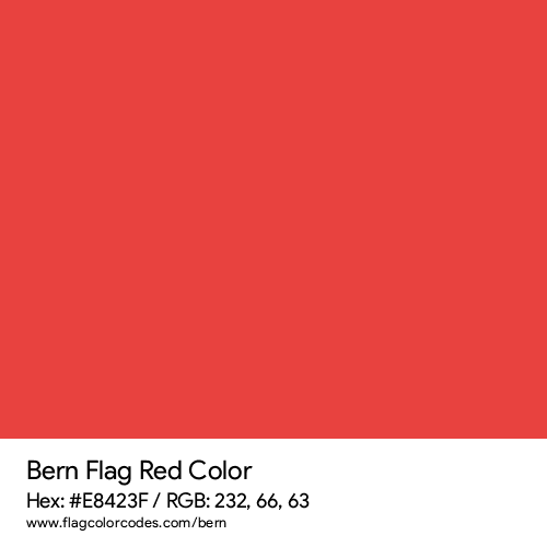 Red - E8423F