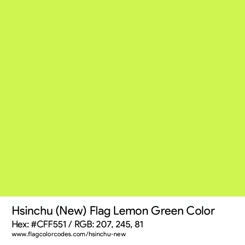 Lemon Green - CFF551
