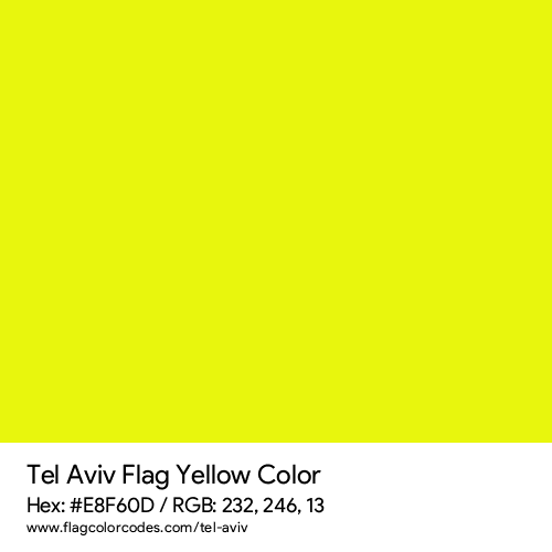 Yellow - E8F60D
