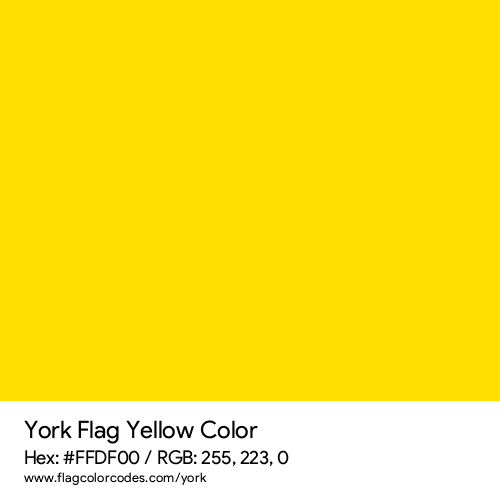 Yellow - FFDF00