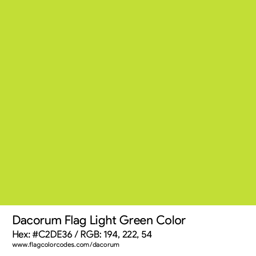 Light Green - C2DE36