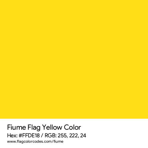 Yellow - FFDE18