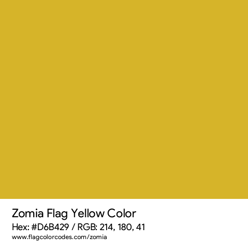 Yellow - D6B429