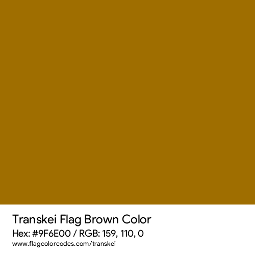 Brown - 9F6E00