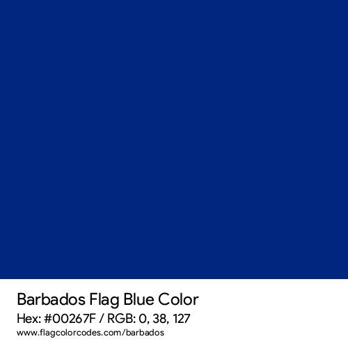 Blue - 00267F