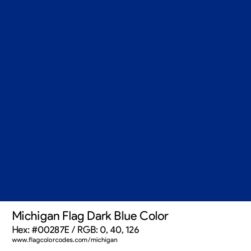 Dark Blue - 00287E