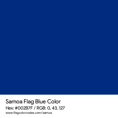 Blue - 002B7F