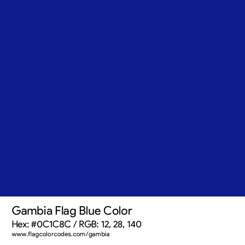 Blue - 0C1C8C