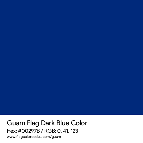 Dark Blue - 00297B