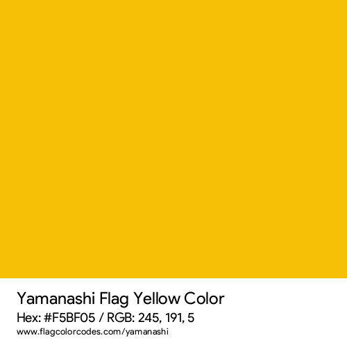 Yellow - F5BF05