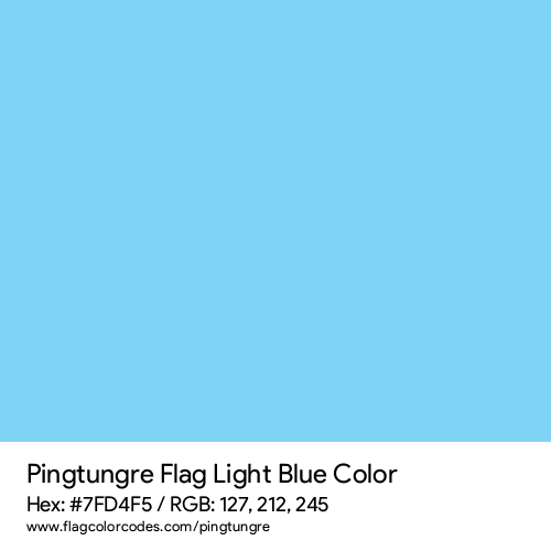 Light Blue - 7FD4F5