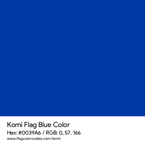 Blue - 0039A6