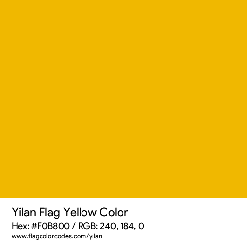 Yellow - F0B800
