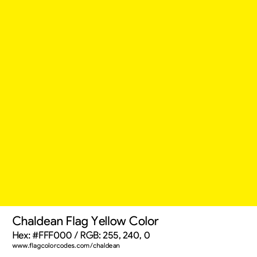 Yellow - FFF000