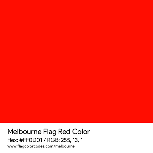 Red - FF0D01