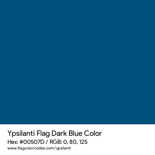 Dark Blue - 00507D